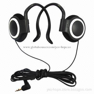 Behind Neck Style Phone Headset with Microphone, Lightweight and Stylish Design